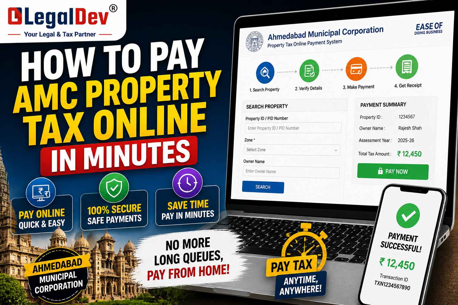 AMC Property Tax: Pay Online